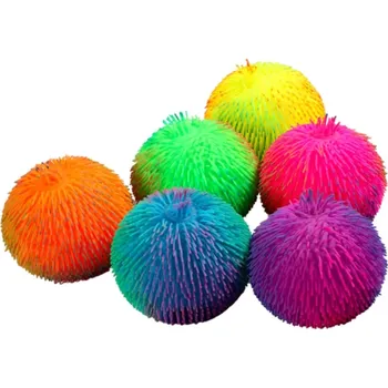 Dětský míč Svítící střapatý míč Ježura 20 cm