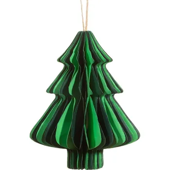 Papírová vánoční ozdoba Honeycomb Tree – Sass & Belle ID_1648864