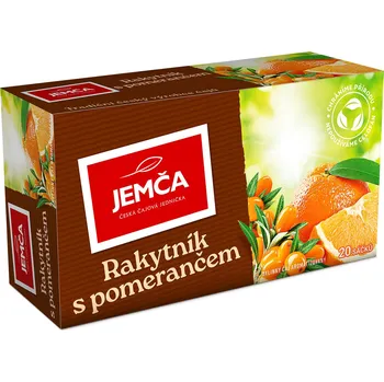 Čaj Jemča Rakytník s pomerančem 20x1.5g (Kartonové balení : 20 ks)