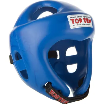 Chránič hlavy na box a bojový sport Přilba Top Ten Competition Fight modrá