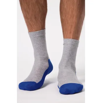 Pánské ponožky JP1880, Plus size Ponožky, extra měkké tlumení pro plnoštíhlé nadměrná velikost, 826288752-1946, modrý, 47-50, Plus size oblečení, Oblečení pro vysoké muže, Nadměrné velikosti, Oblečení pro plnoštíhlé.