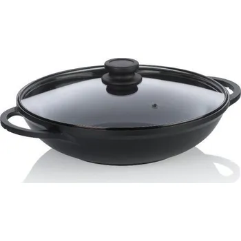 Pánev KELA Atura Pánev Wok černý 4 l litý hliník