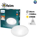 Philips Shan LED CL253 stropní svítidlo 260mm 12W / 1150lm 2700K senzor pohybu