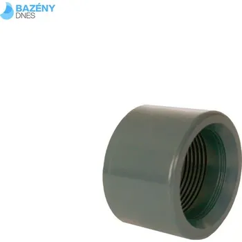 PVC tvarovka - Redukce krátká vkládací se závitem 32 x 3/4“ int.