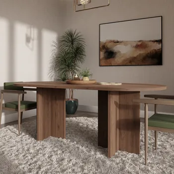 Jídelní stůl LEON - rozkládací stůl Ořech