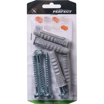 Hmoždinka Hmoždinka univerzální rozpěrná s vrutem se šestihrannou hlavou BRXK-12/8.0 x 100, nylon, STALCO PERFECT, bal.3 ks