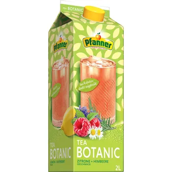 Ledový čaj Pfanner Botanic Tea Malina-Rozmarýn 2L cena za kartonové balení (Kartonové balení : 6 ks)