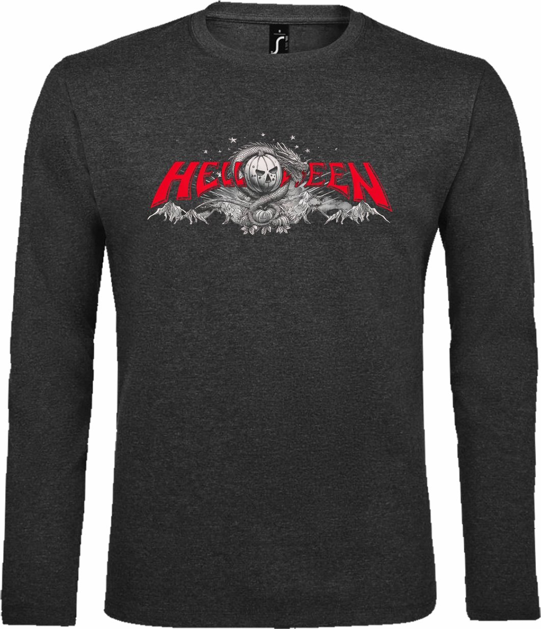Tričko Helloween | Budokan Druh: Pánské, Barva: Břidlice, Velikost: M
