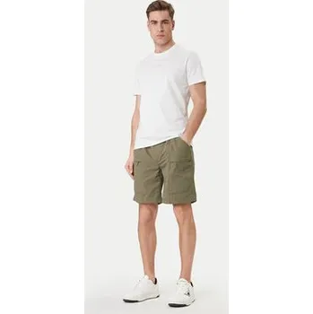 Guess Jeans Šortky z materiálu M6GDC8 WN362 Zelená Regular Fit XXL