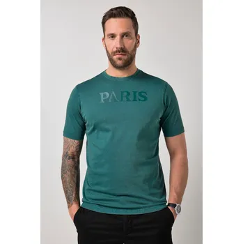 Pánské tričko JP1880, Plus size Tričko JP1880, krátké rukávy, potisk, vintage, do 8XL pro plnoštíhlé nadměrná velikost, 846054740-1456, tyrkysový, 7XL, Plus size oblečení, Oblečení pro vysoké muže, Nadměrné velikosti, Oblečení pro plnoštíhlé.