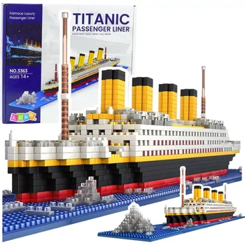 Hračka Stavebnice loď RMS TITANIC 3D model – 1878 dílků