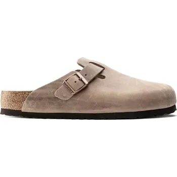 Dámské pantofle Nubukové pantofle Birkenstock Boston SFB 1018147 béžová 80X, EUR 41