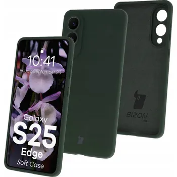 Pouzdro na mobilní telefon Zadní Kryt Bizon pro Samsung Galaxy S25 Edge zelený
