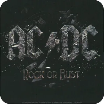 Podtácek Tácek pod sklenici AC/DC: Rock Of Bust (10 x 10 cm) korek