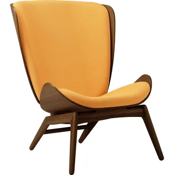 Křeslo Umage, Křeslo The Reader na tmavých dubových nožkách oranžové - Formadore