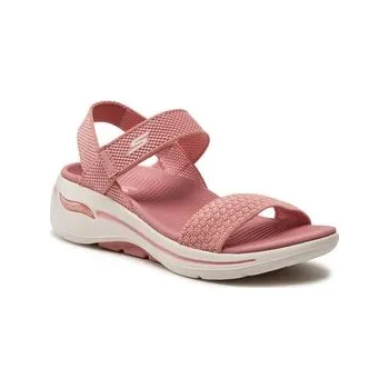 Dámské sandále Sandály Skechers Go Walk Arch Fit Sandal-Polished 140264/ROS Růžová 36