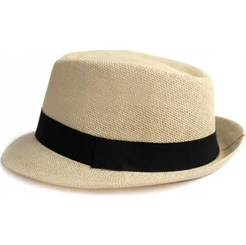 Klobouk Klobouk Dámský Pánský Trilby Slaměný Plážový Městský Lehký Letní Béžový 56