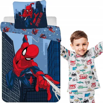 Povlečení Sada povlečení Jerry Fabrics Spider-Man modrá 160 x 200 cm