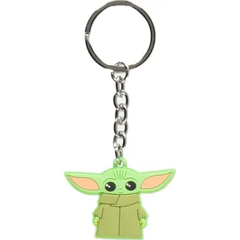 Přívěsek na klíče Star Wars|Hvězdné války TV seriál The Mandalorian: The Child (3,5 x 5 cm)