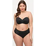 Ulla Popken, Plus size Univerzální podprsenka, měkké košíčky, odnímatelná ramínka, košíčky C-E pro plnoštíhlé nadměrná velikost, 815482100-1105, černý, 110E, Nadměrné velikosti, Plus size oblečení, Oblečení pro boubelky, Oblečení pro baculky, Oblečení pro