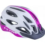 Přilba Author Flow Inmold X9 192 bílá/růžová-neonová 2022 Velikost: 54-58 cm