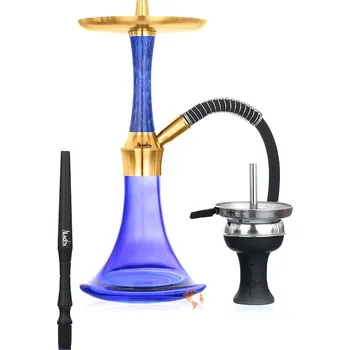 Čistič dýmky Vodní dýmka Aladin Epox 360 Pro Flat Blue Gold