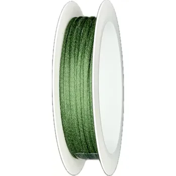 Stuha Dekorační provázek Cotton Twine – Forest Green tmavě zelený 2mm x 5m (3,-Kč/m) (Tmavě zelený dekorační provázek, pletený, materiál bavlna, pevný, tenký, matný)