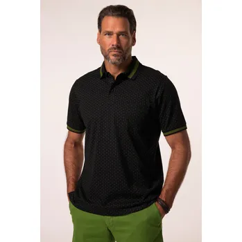 Pánské tričko JP1880, Plus size Polokošile JP1880, krátké rukávy, strukturovaný žerzej, do 8XL pro plnoštíhlé nadměrná velikost, 836175100-1455, černý, 6XL, Plus size oblečení, Oblečení pro vysoké muže, Nadměrné velikosti, Oblečení pro plnoštíhlé.