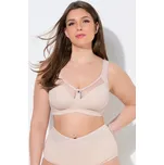 Ulla Popken, Plus size Odlehčující podprsenka Kelly, síťované okraje, bez kostic, do velikosti košíčku H pro plnoštíhlé nadměrná velikost, 715577670-1147, béžový, 110H, Nadměrné velikosti, Plus size oblečení, Oblečení pro boubelky, Oblečení pro baculky, O