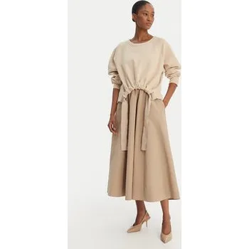 Dámská mikina Weekend Max Mara Mikina Destino 2615631021 Béžová Relaxed Fit XS