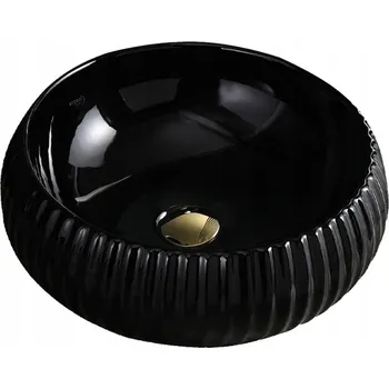 Umyvadlo Umyvadlo na desku kulaté Hydrosan Naomi černé