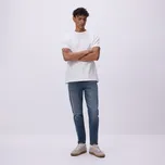 Reserved - Džíny skinny se sepraným efektem - indigo jeans - YV151-57J - YV151-57J-36