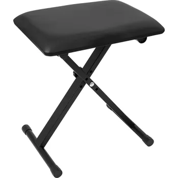 Cascha HH 2081 Kovová klavírní židle Black