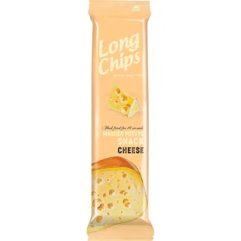 Chips LONG Chips Sýr 75g cena za kartonové balení (Kartonové balení : 20 ks)
