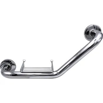 Madlo do koupelny Ridder Sam Lomené madlo vč. úložného košíku, chrom, A160500 (275982) RIDDER