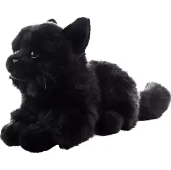 plyšák Plyšová kočka černá eco-friendly 20 cm