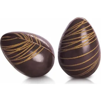 Čokoláda Čokoládová 3D velikonoční vajíčka hnědá 25x36 mm balení. 96 ks.