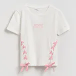 Reserved - Tričko s aplikací - krémová - 014HU-01X - 014HU-01X-134