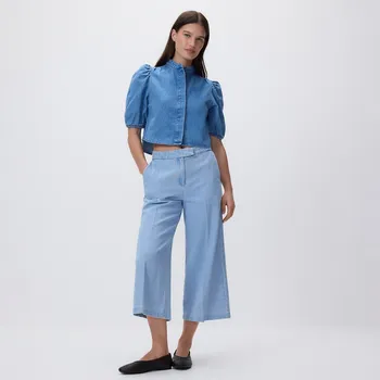 Dámské oblečení Reserved - Džíny culottes - modrá - 825IU-05J - 825IU-05J-42