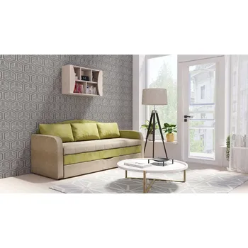 Pohovka Pohovka Veneti 208 x 75 cm, látka hnědá