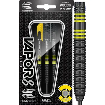 Target šipky Vapor8 black 24g yellow steel