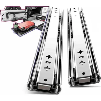 Nábytkové kování Interex Ložiskový výsuv bez tlumení 53 mm - vysoce zátěžový 500 mm