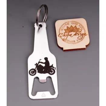 Otvírák Otvírák přívěšek - stříbrný - motorkář