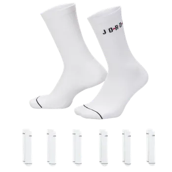 Ponožky Jordan Everyday Crew 6er Pack Socks fz2051-100 Velikost S