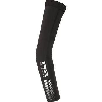 Cyklistické oblečení Návleky na ruce R2 Rupet černá/stříbrná Velikost: S