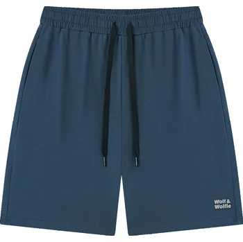 Chlapecké kraťasy Chlapecké bavlněné kraťasy - Wolf & Wolfie T2642, tmavě modrá Barva: Tmavě modrá, Velikost: 152