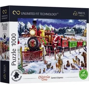 Puzzle Trefl puzzle uft christmas time: santův express 1000 dílků