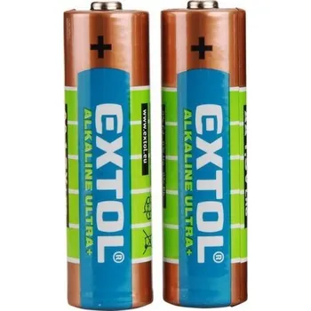 Článková baterie EXTOL Baterie alkalické AA 1,5V LR6 - 2ks