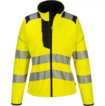 Sport PORTWEST® Bunda softshellová dámská reflexní bunda Hi Vis PW381, barva žlutá, vel. M
