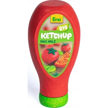 Dřevěná hračka Kečup v dřevěné lahvi na hraní pro děti Erzi